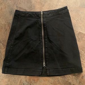 Free people zip front skirt